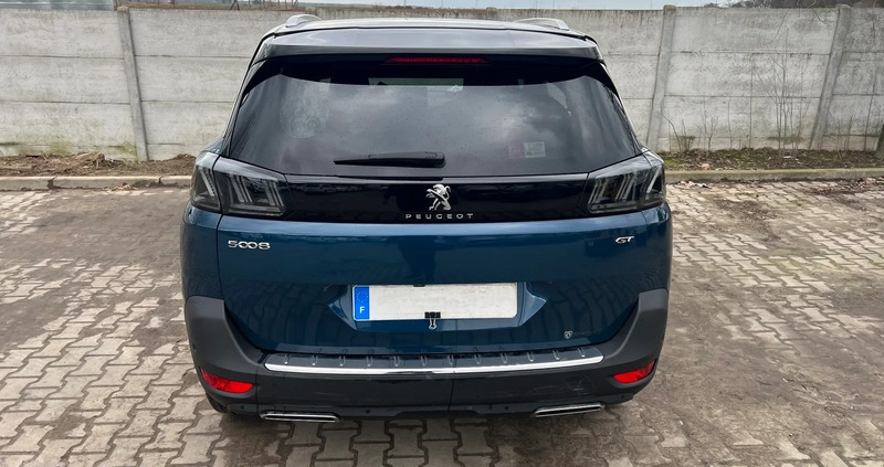 Peugeot 5008 cena 44900 przebieg: 38000, rok produkcji 2021 z Chodzież małe 379